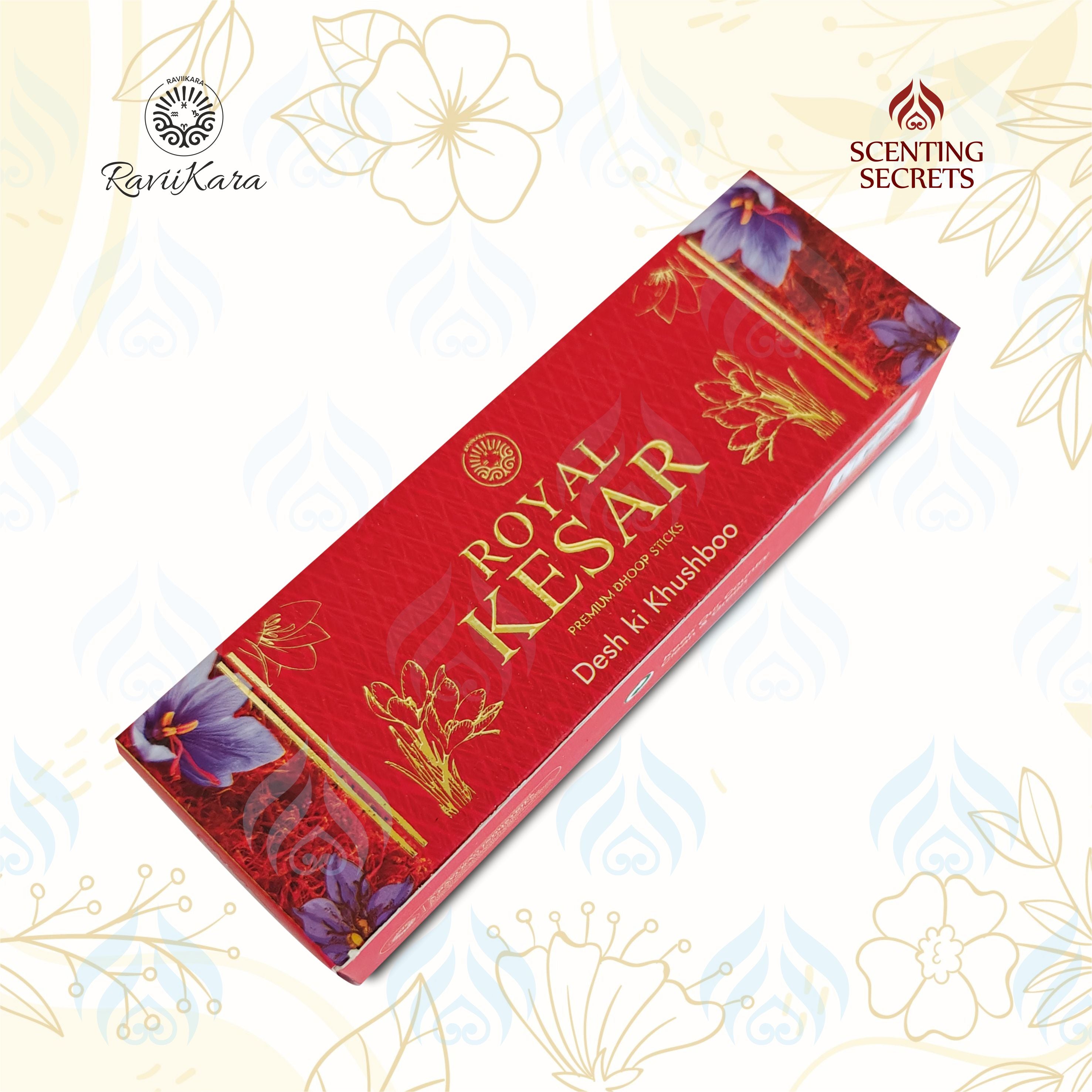 Royal Kesar Luxury dhoop sticks by Raviikara