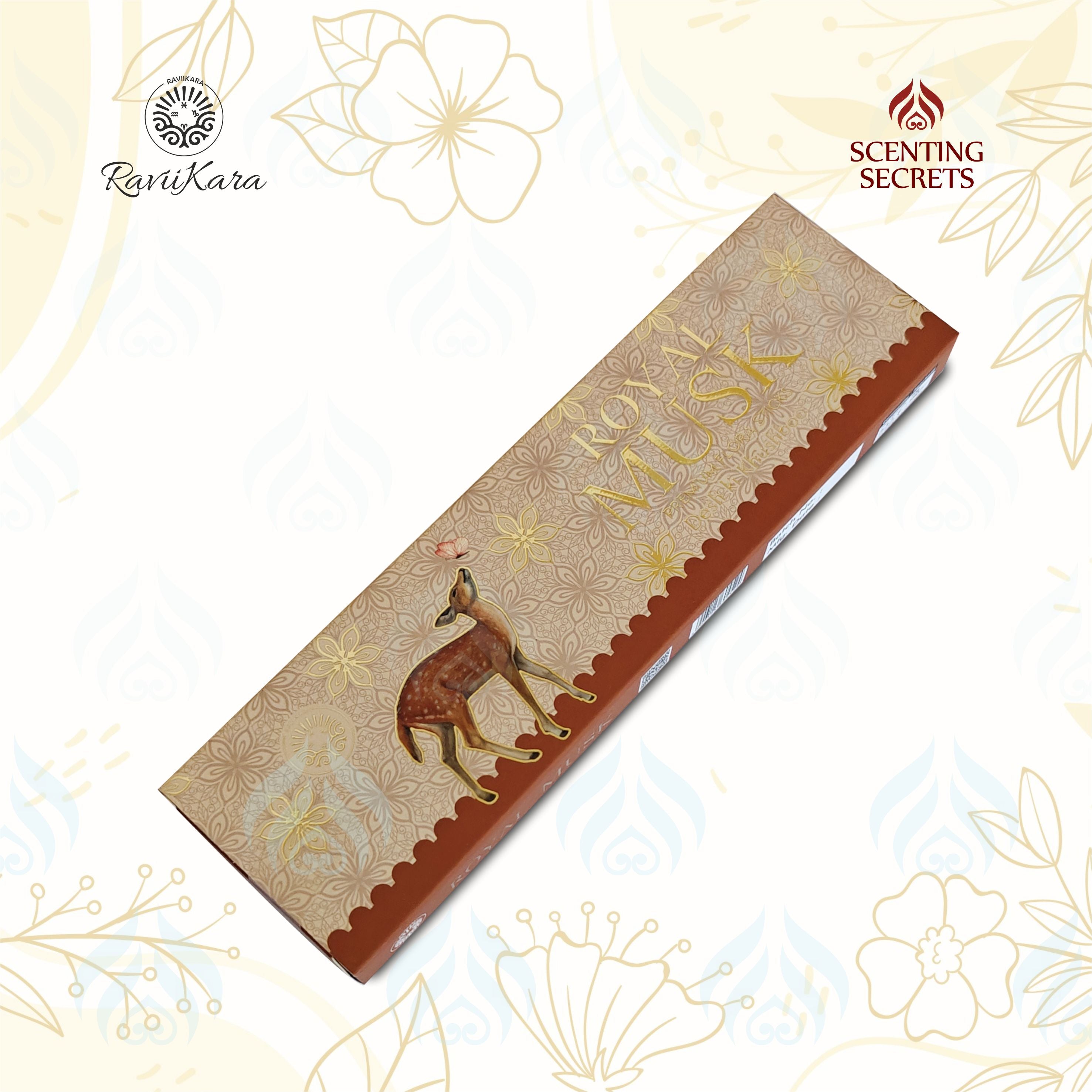 Royal Musk Premium incense sticks by Raviikara