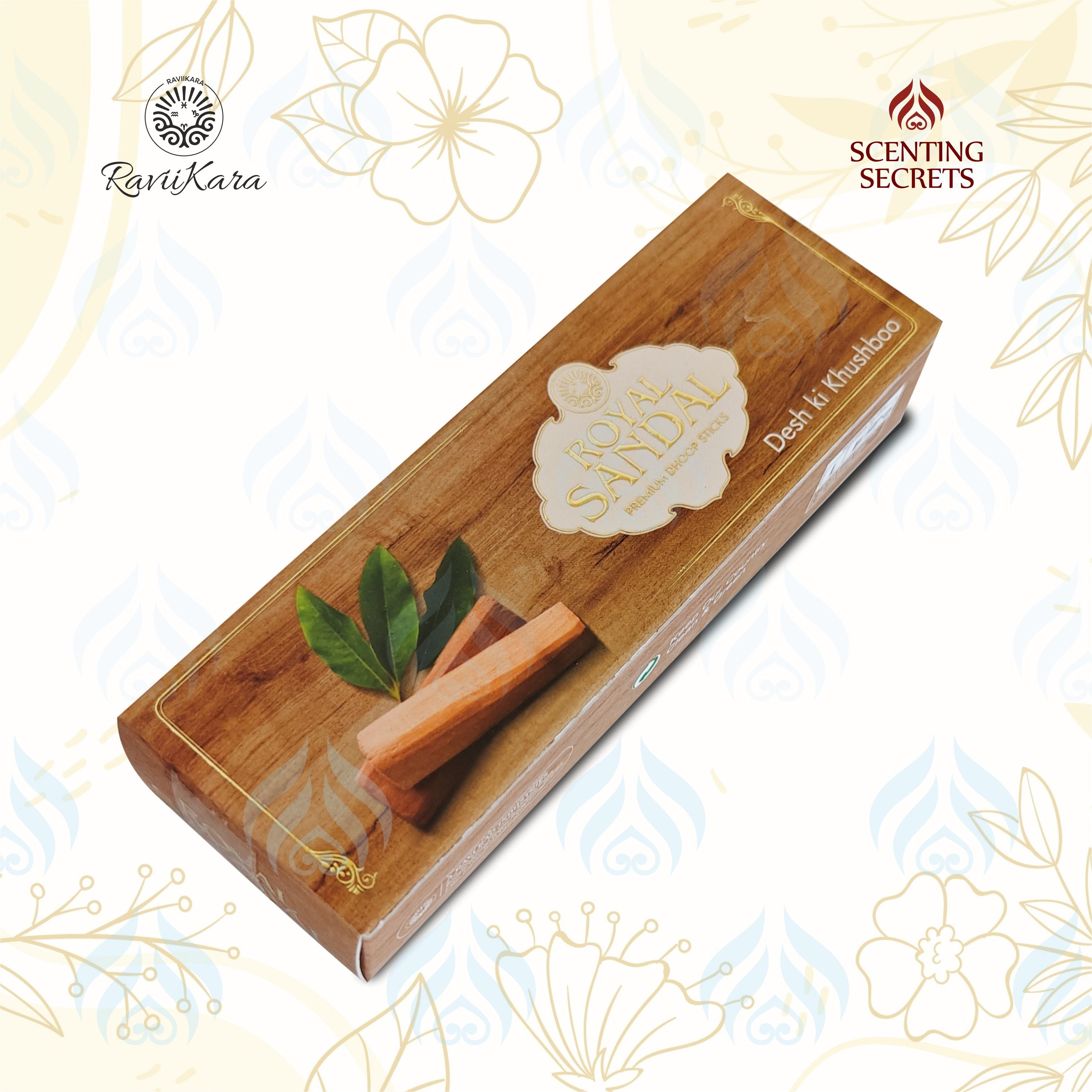 Royal Sandal Luxury dhoop sticks by Raviikara