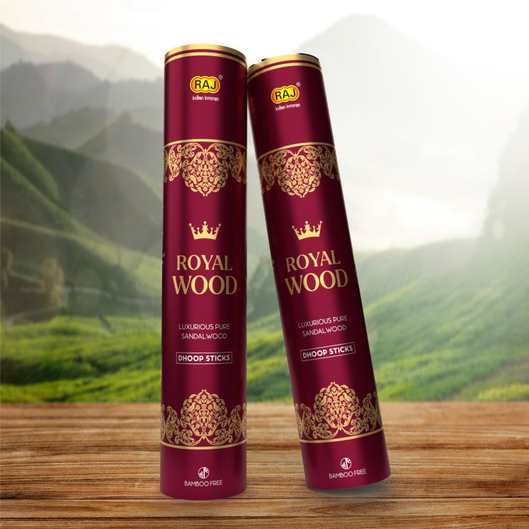 Royal wood premium dhoop sticks by Raj Fragrance