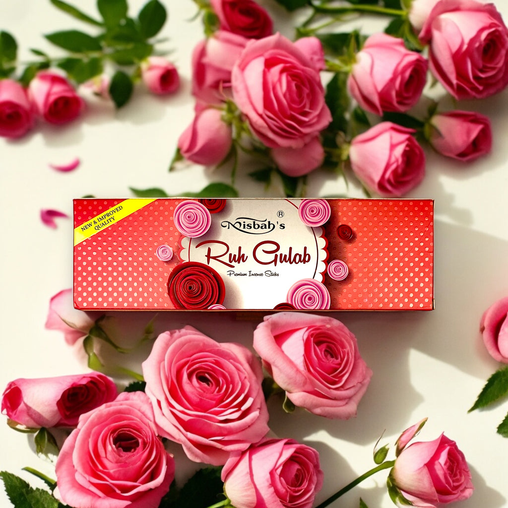 Ruh Gulab - Premium incense sticks by Misbah fragrances