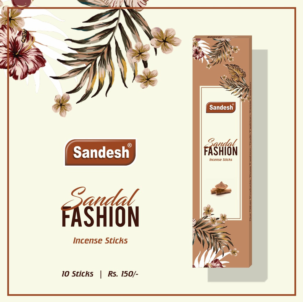 Sandal fashion Premium Incense sticks by Sandesh Agarbathi Co