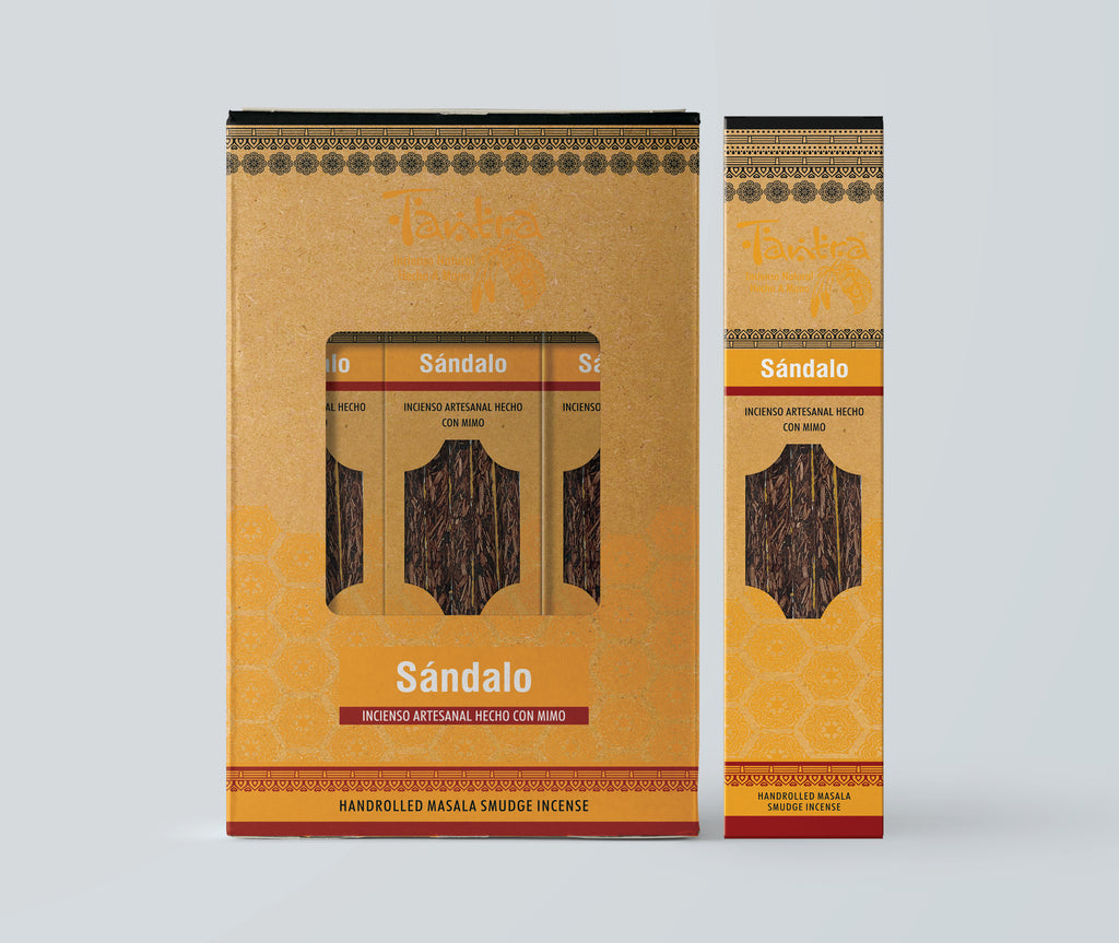 Sandalo Handrolled Masala smudge Incense sticks by Tantra