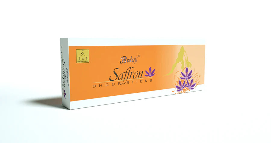 Balaji Agarbatti | Saffron | Premium dhoop sticks by