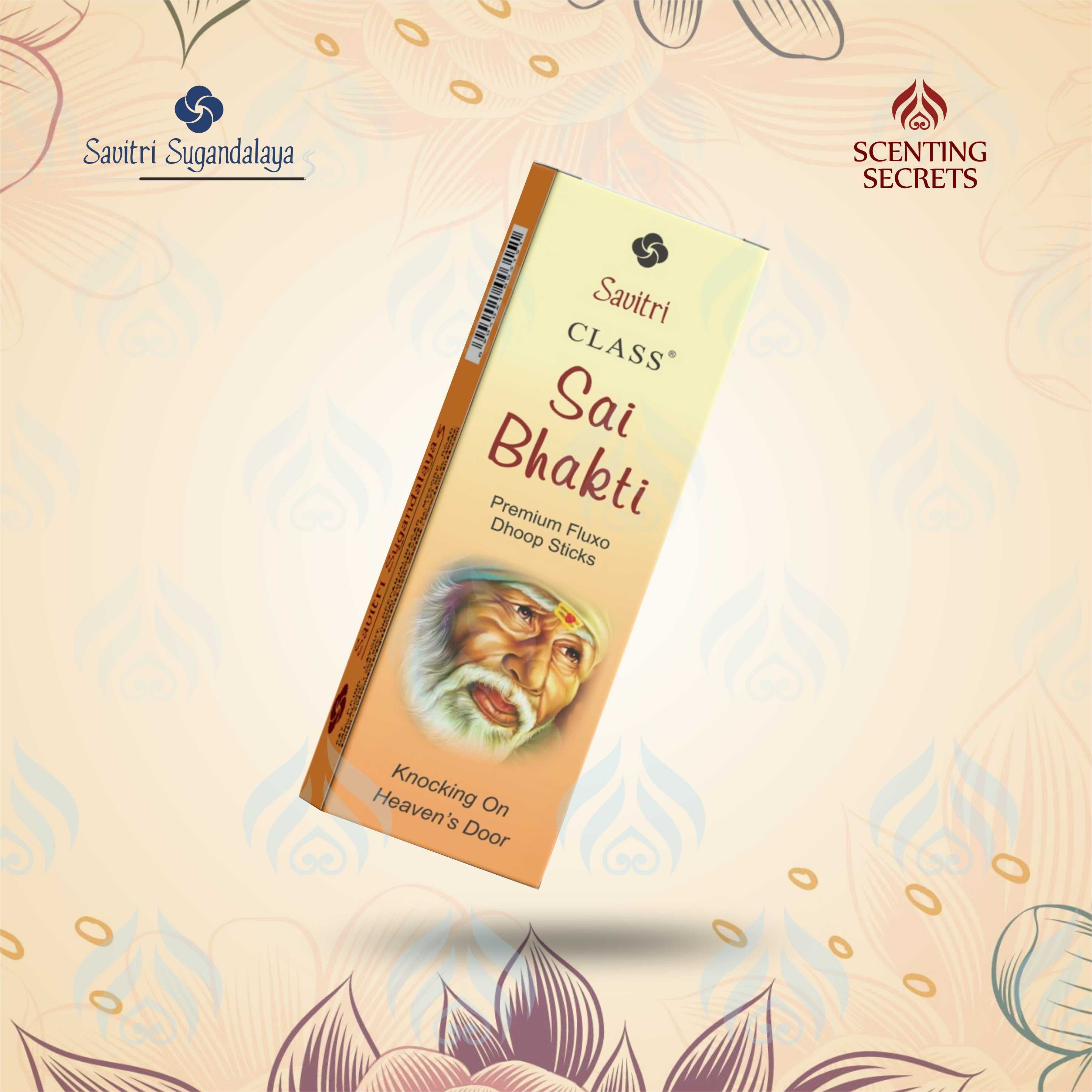 Sai Bhakti Premium Fluxo Incense Sticks | Class Collection | Savitri Sugandalaya