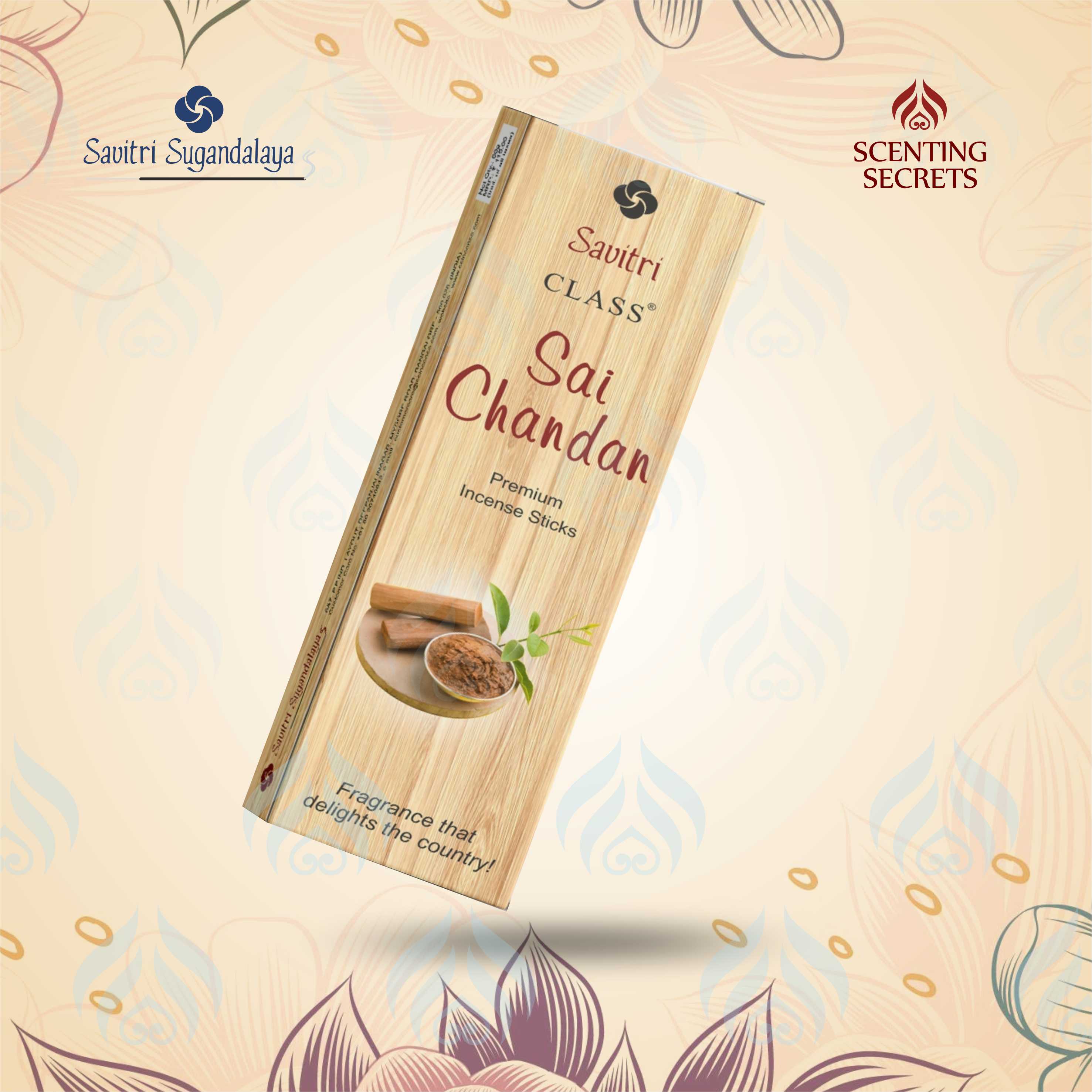 Sai Chandan Premium Incense Sticks | Class Collection | Savitri Sugandalaya