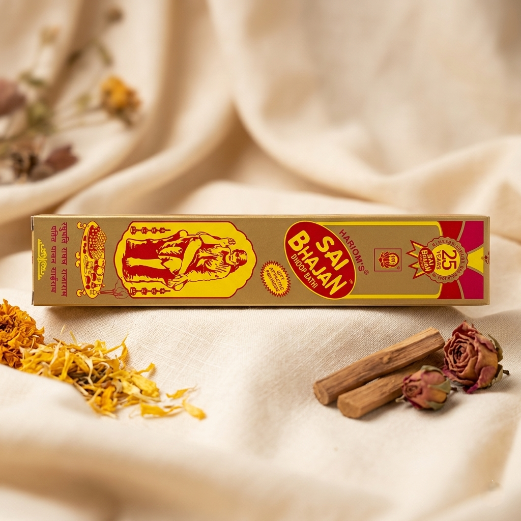 Sai Bhajan Dhoop Bathi - Incense sticks by Hariom frgarance