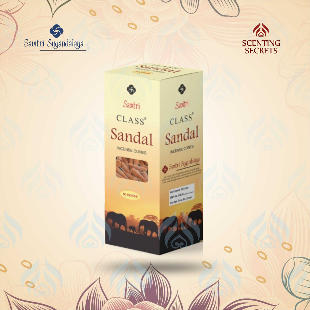 Sandal Incense Cones | Class Collection | Savitri Sugandalaya