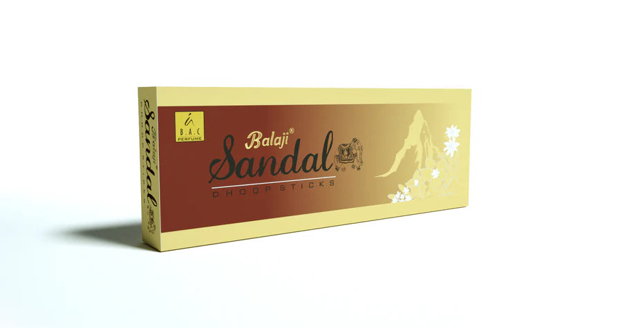 Sandal - Premium dhoop sticks by Balaji Agarbatti