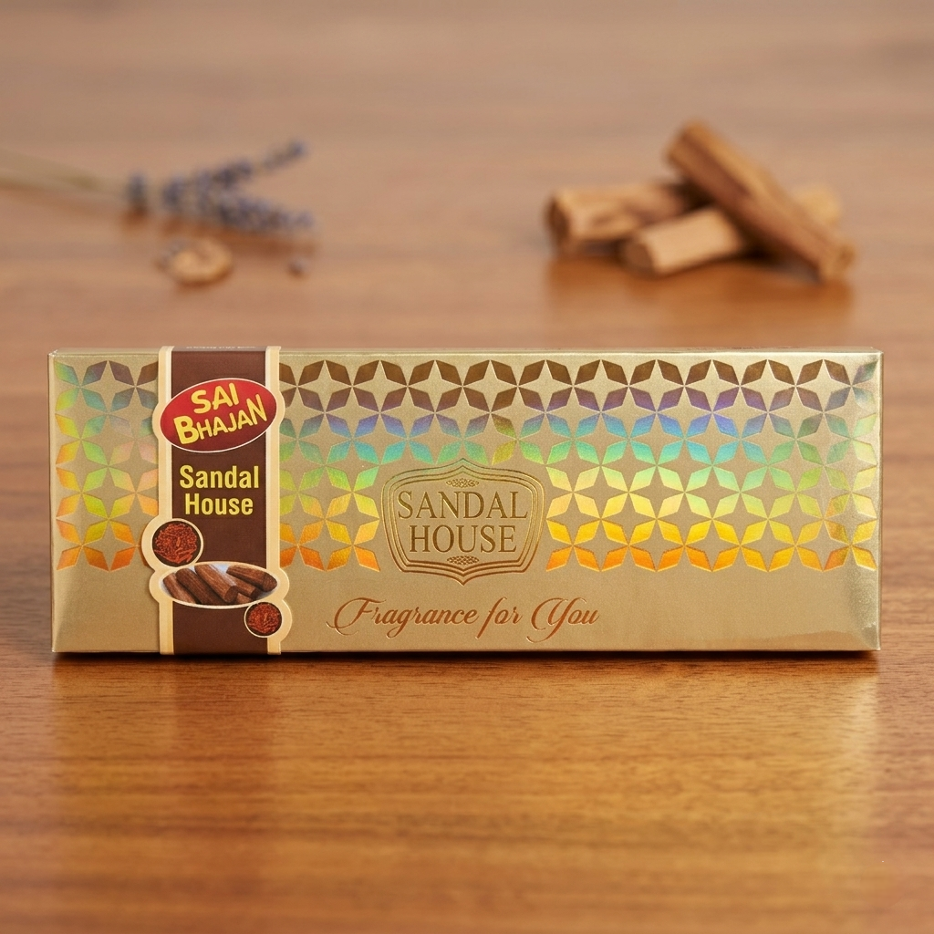 Sandal House - Incense sticks by Sai Bhajan