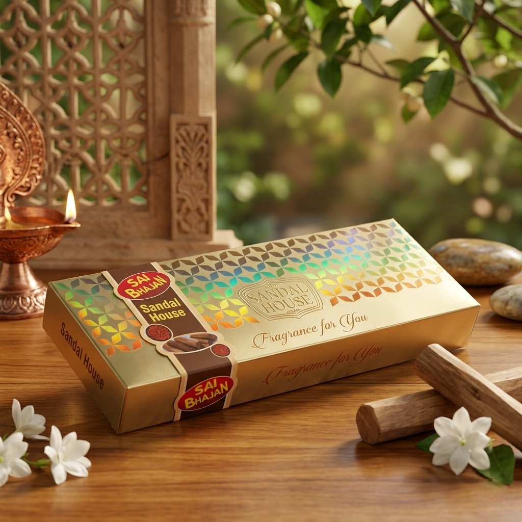 Sandal House - Incense sticks by Sai Bhajan