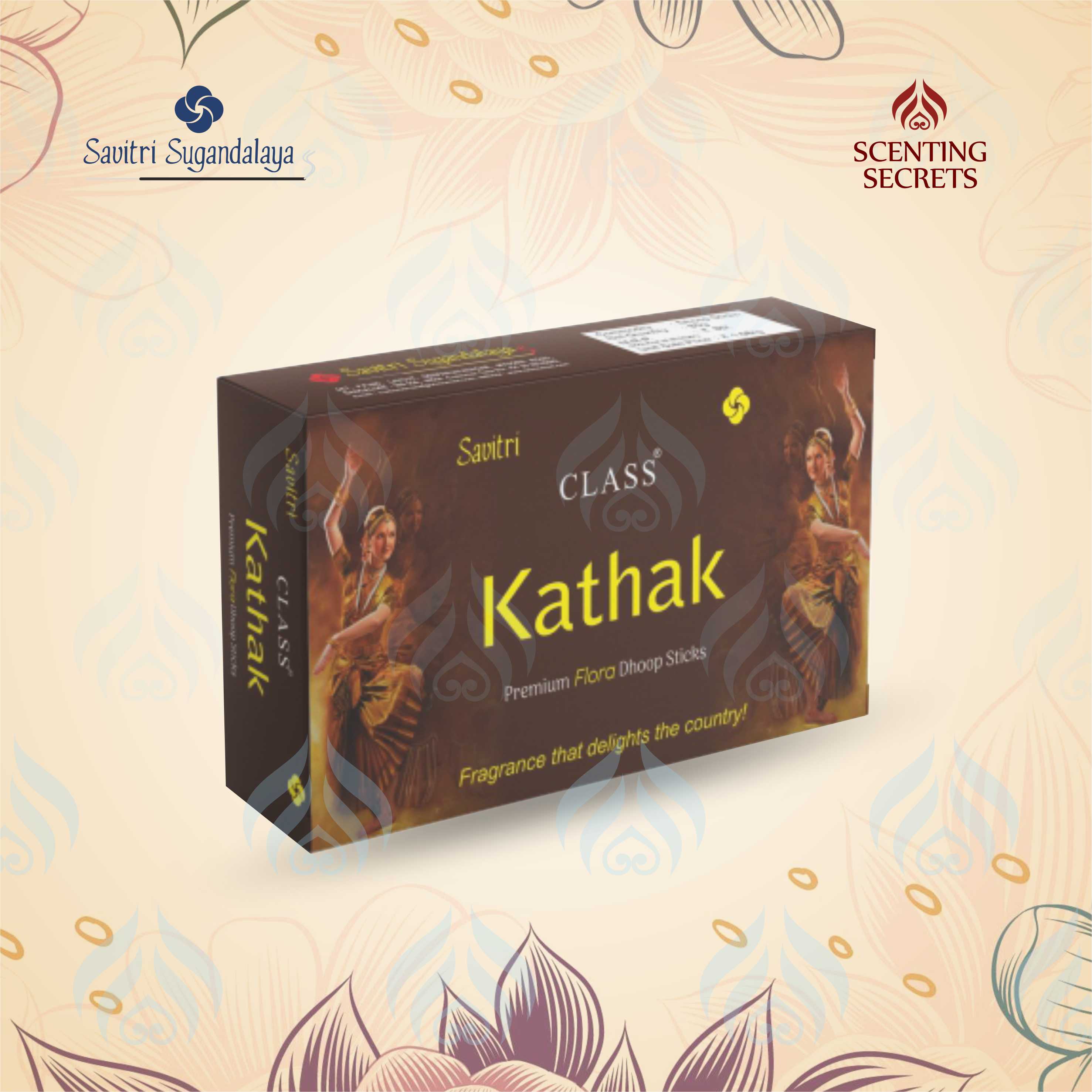Class Kathak Premium Flora Dhoop Sticks | Savitri Sugandalaya