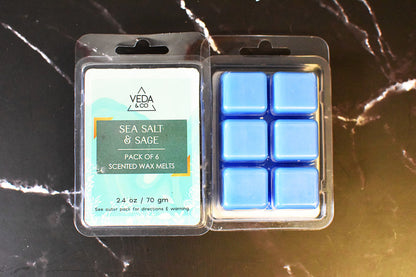 Sea Salt & Sage - Wax melts set by Veda & Co