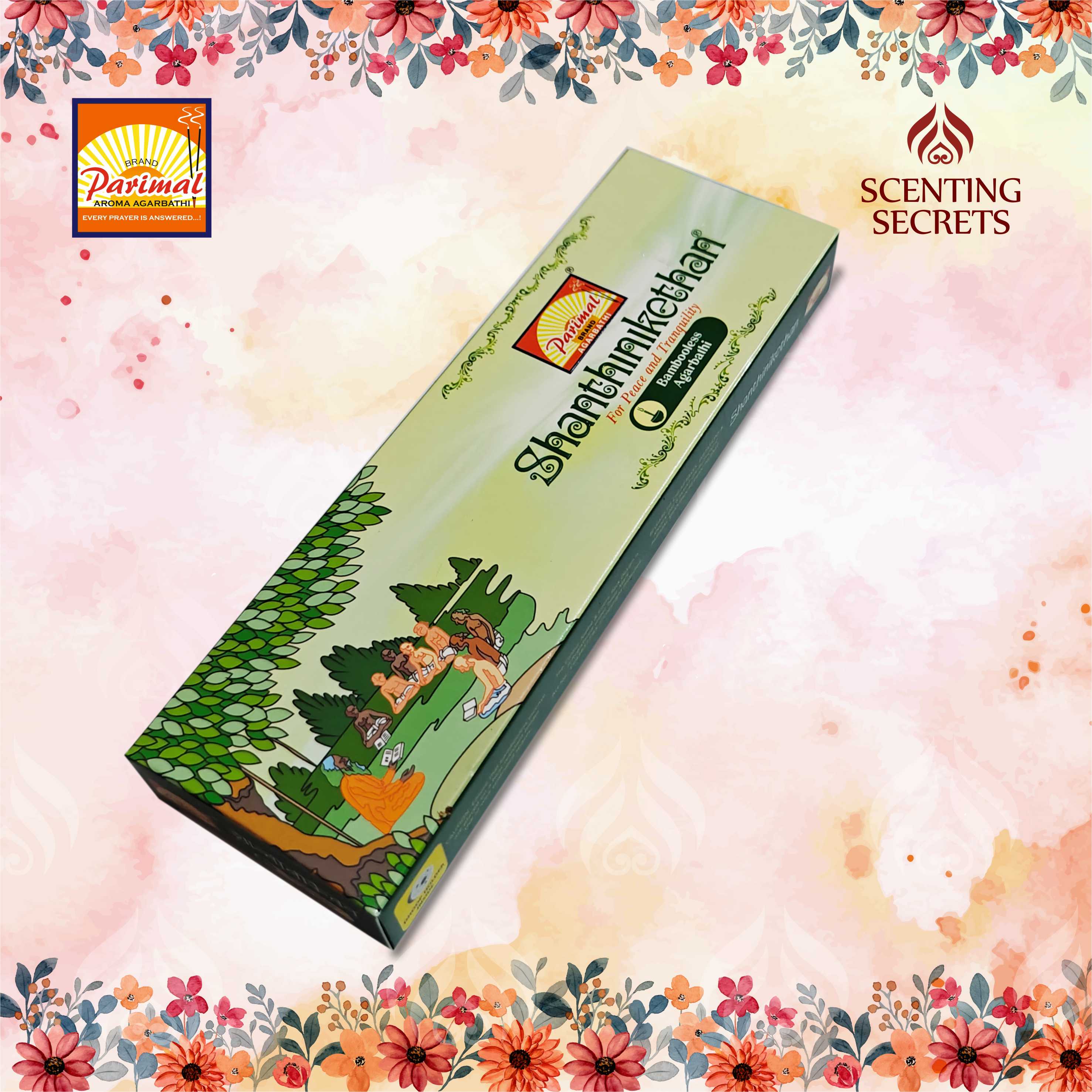 Parimal Mandir | Shanthinikethan : शांतिनिकेतन | Bambooless Agarbathi : बांस रहित अगरबत्ती