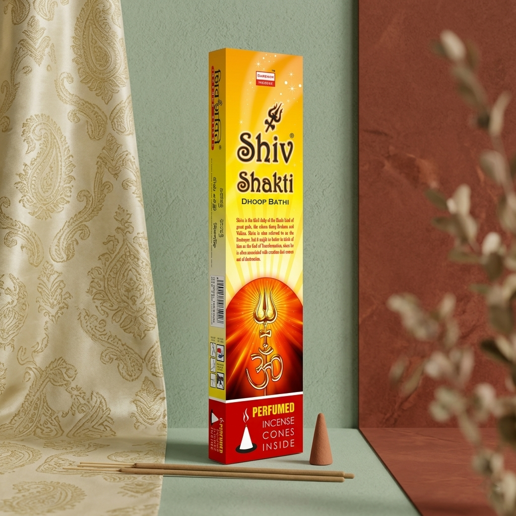 Shiv Shakti -  Incense sticks by Darshan incense