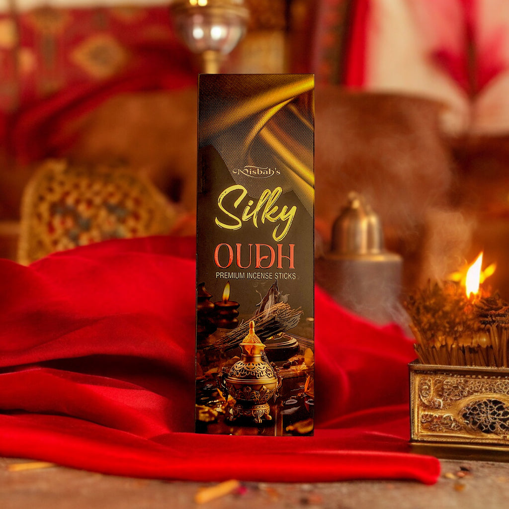 Silky Oudh Luxury incense sticks by Misbah fragrances