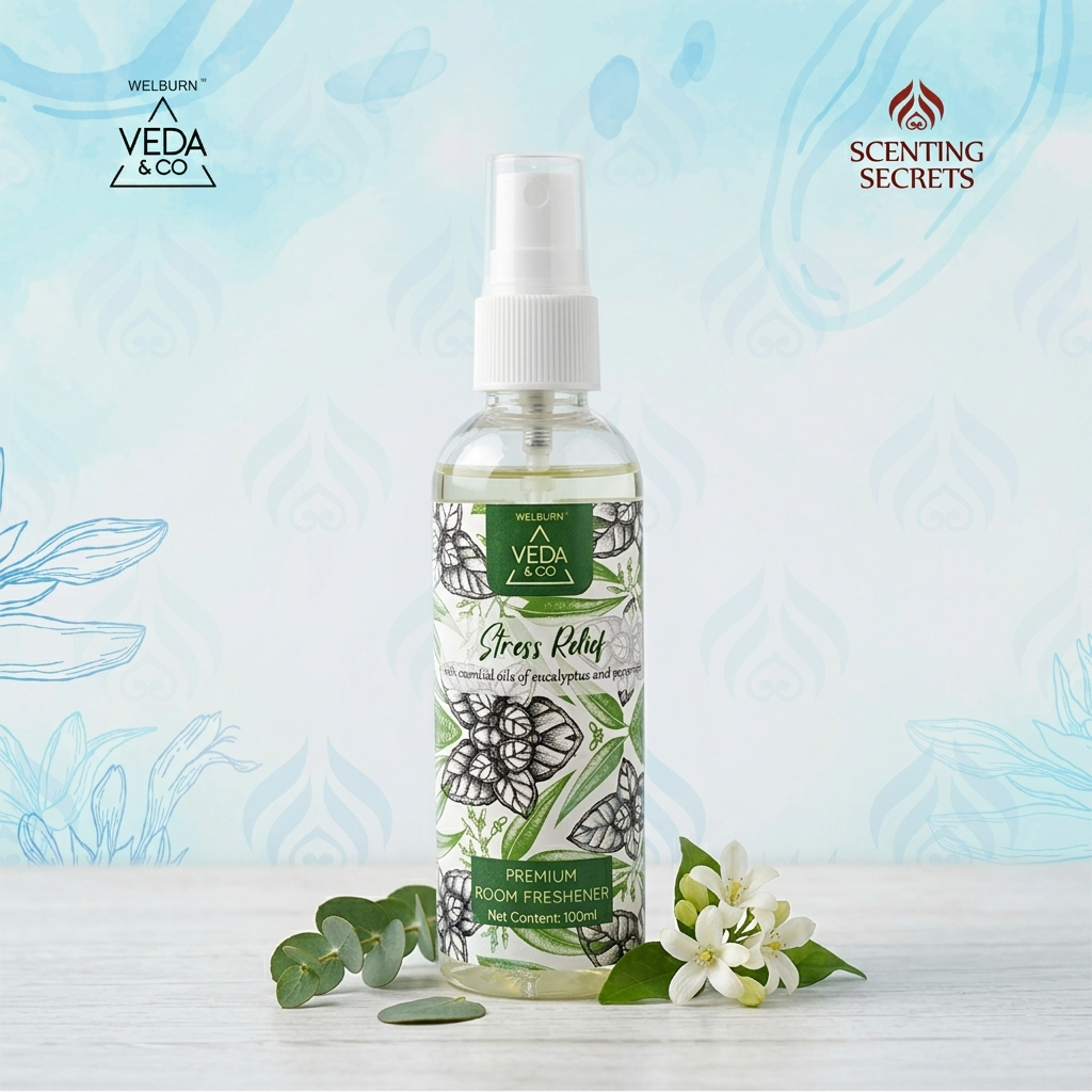 Stress relief Premium room freshener by Veda & Co