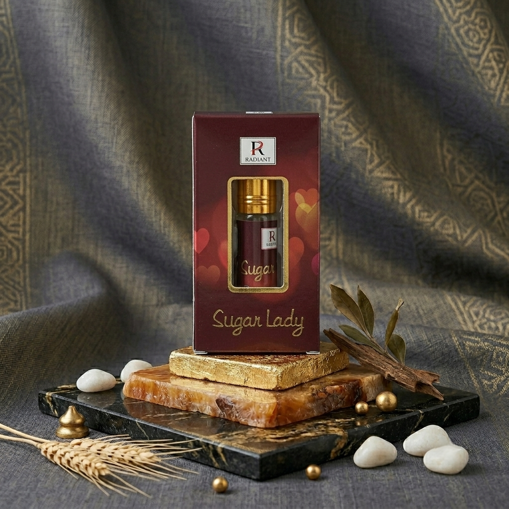 Sugar Lady | Alcohol free Roll on Perfume | Radiant Perfumes