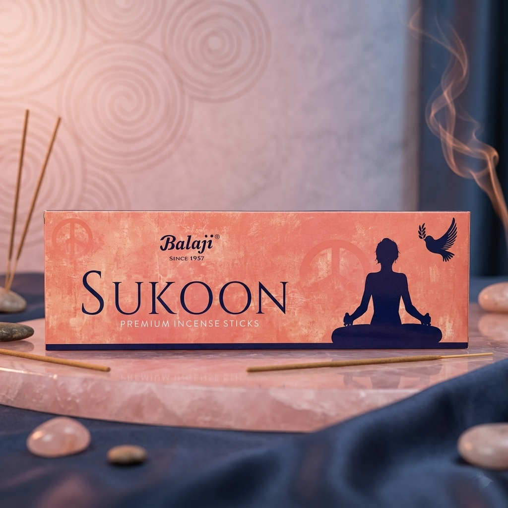 Sukoon - Premium flora incense sticks by Balaji Agarbatti