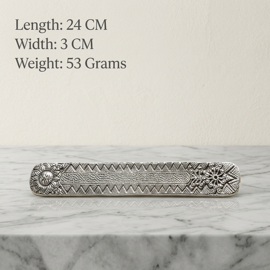 Rising sun metal incense holder
