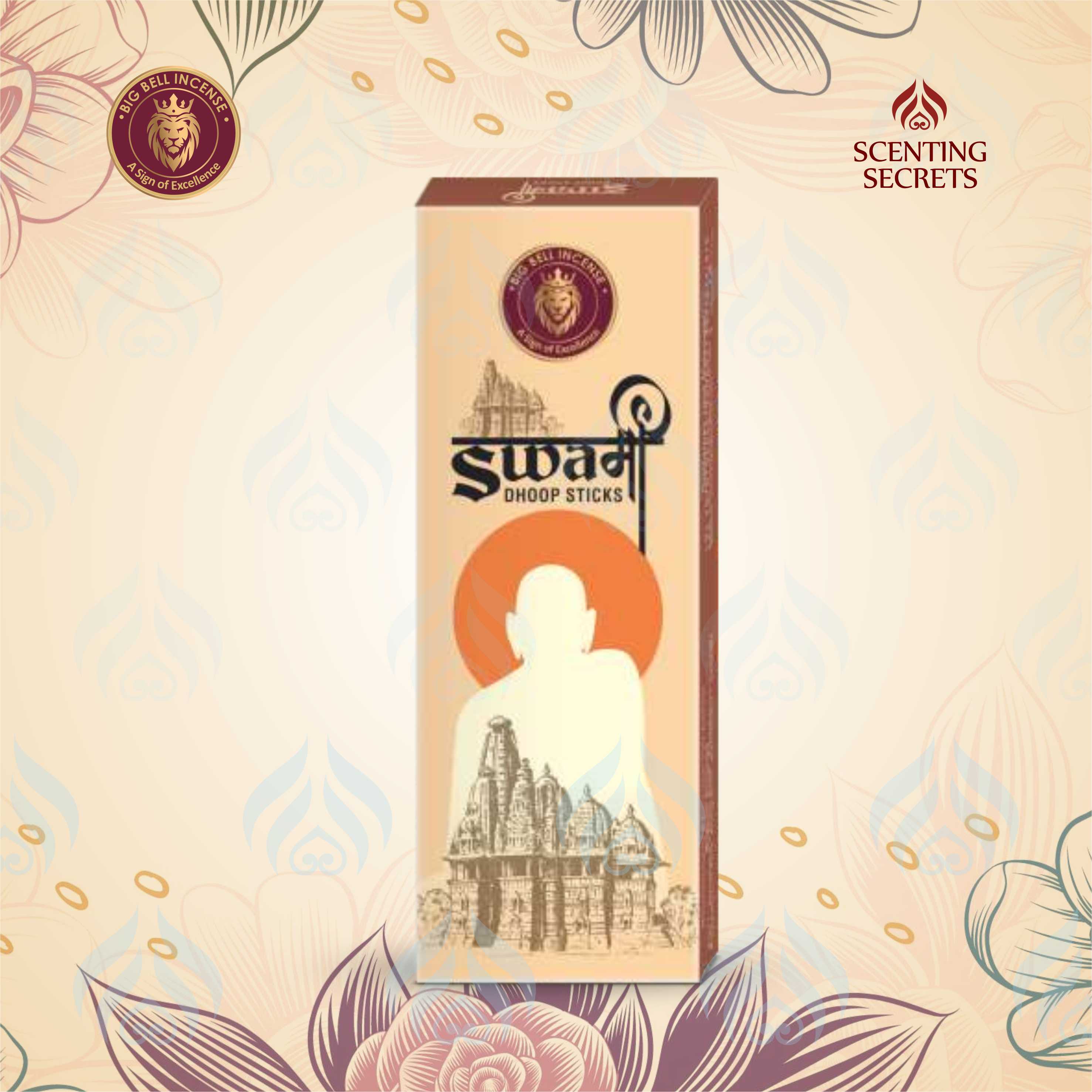 Swami Premium dhoop Sticks by Big Bell Incense