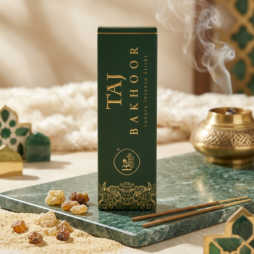 Taj Bakhoor Luxury incense sticks by Brinda