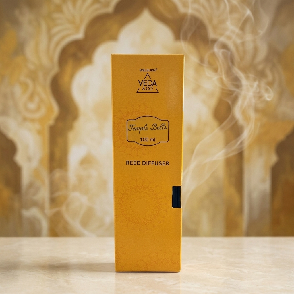 Temple Bells Reed diffuser by Veda & Co