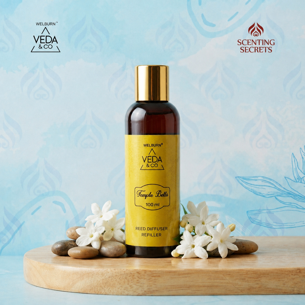 Temple Bells Reed diffuser by Veda & Co