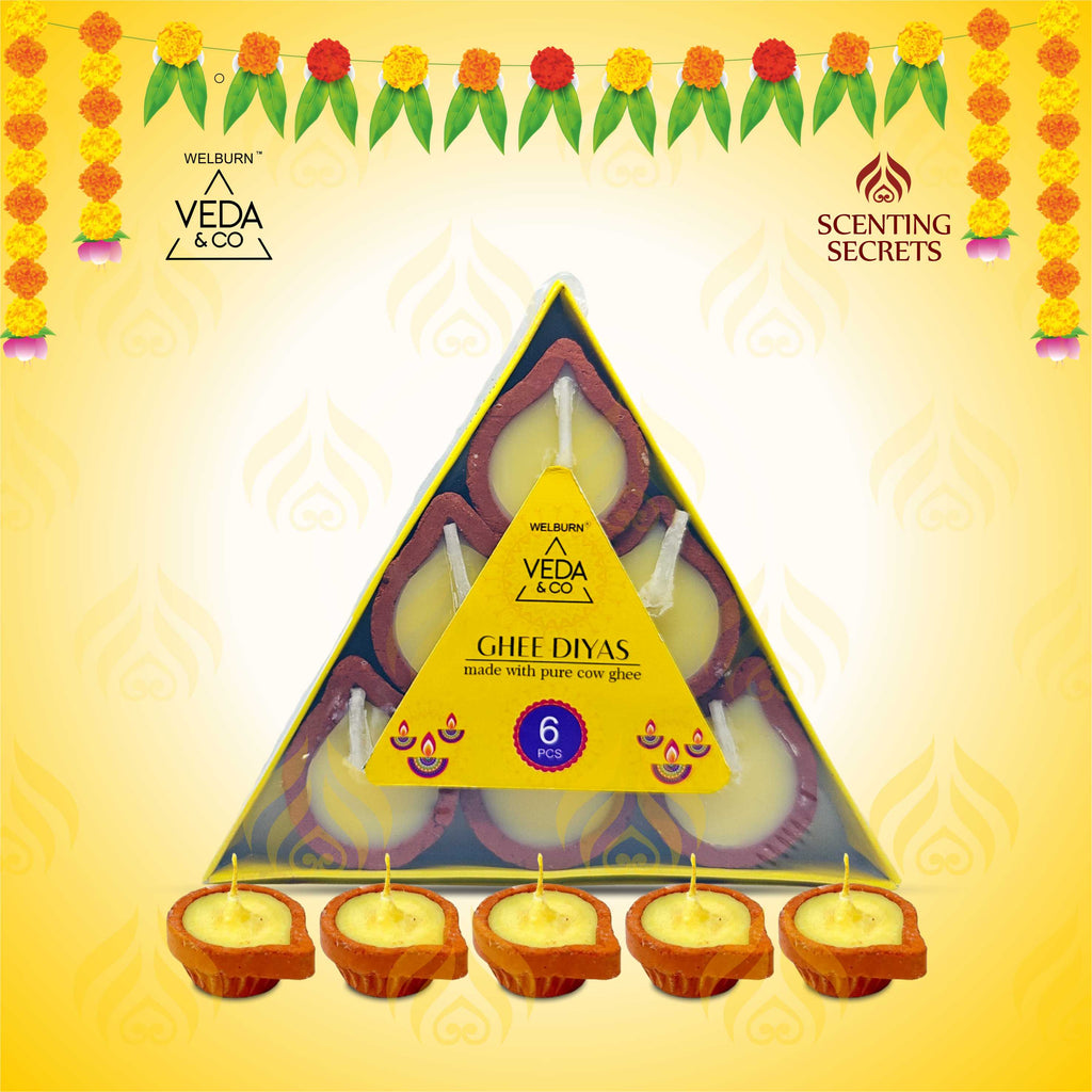 Ghee Diyas by Veda & Co