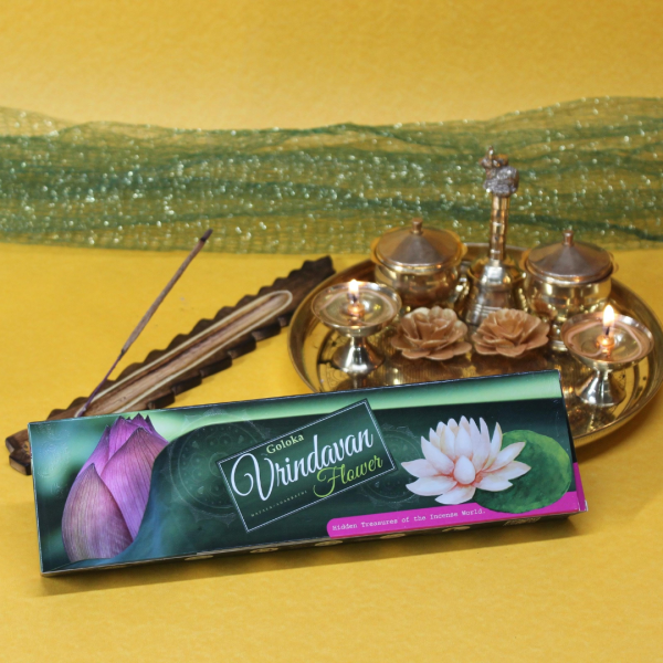 Vrindavan Flower Premium Incense sticks by Goloka
