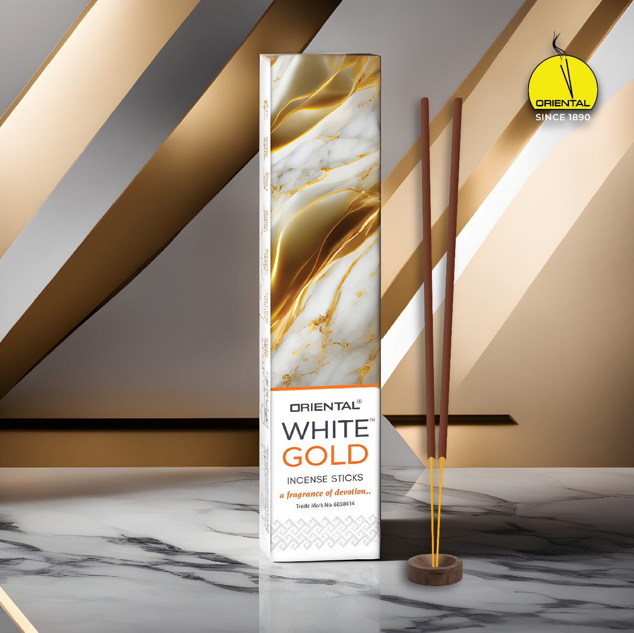 White Gold Incense sticks by New Oriental Agarbatti Co