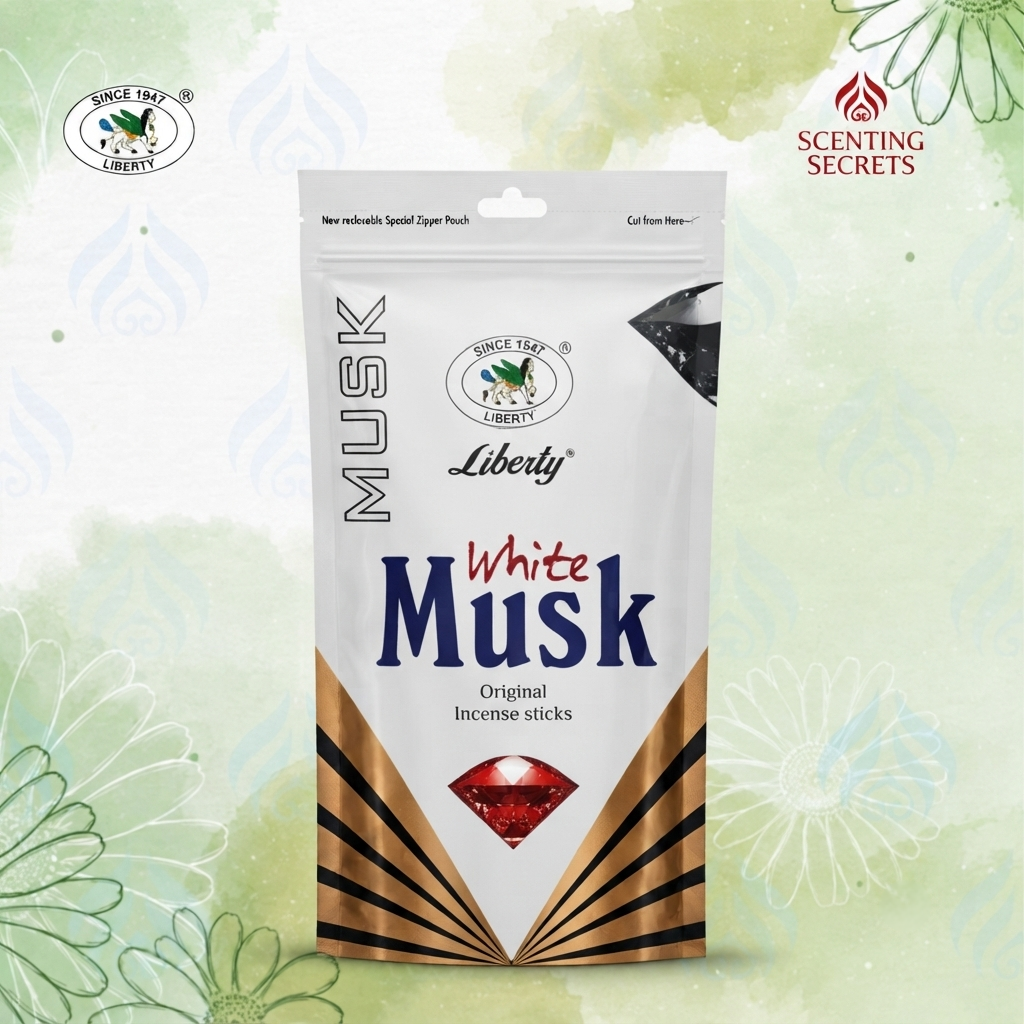 White musk - Incense Sticks by Liberty