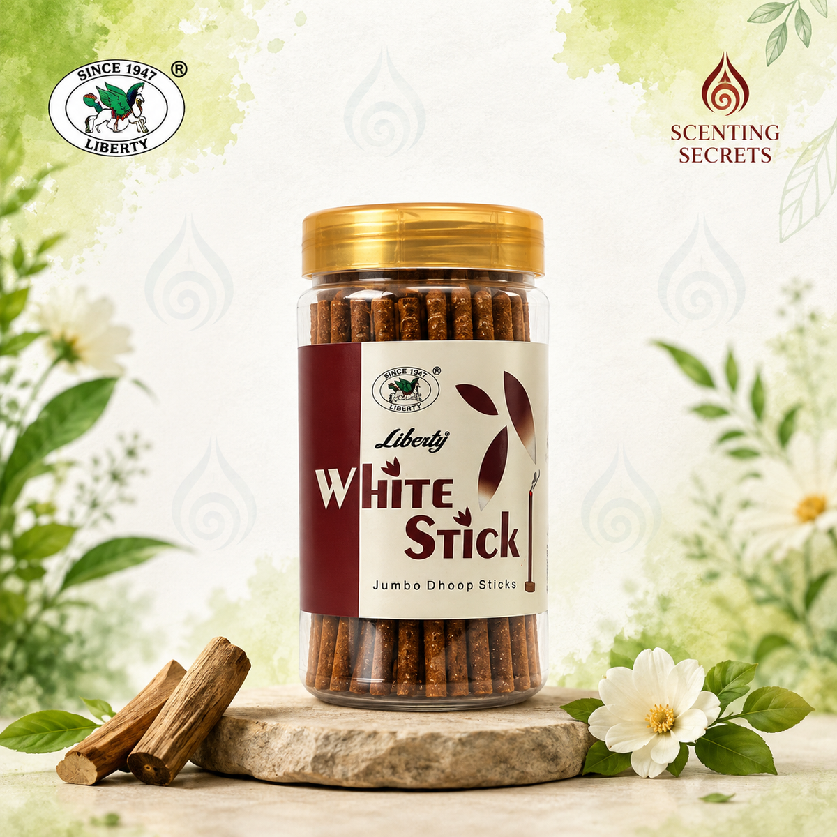 White stick Dhoop Sticks by Liberty