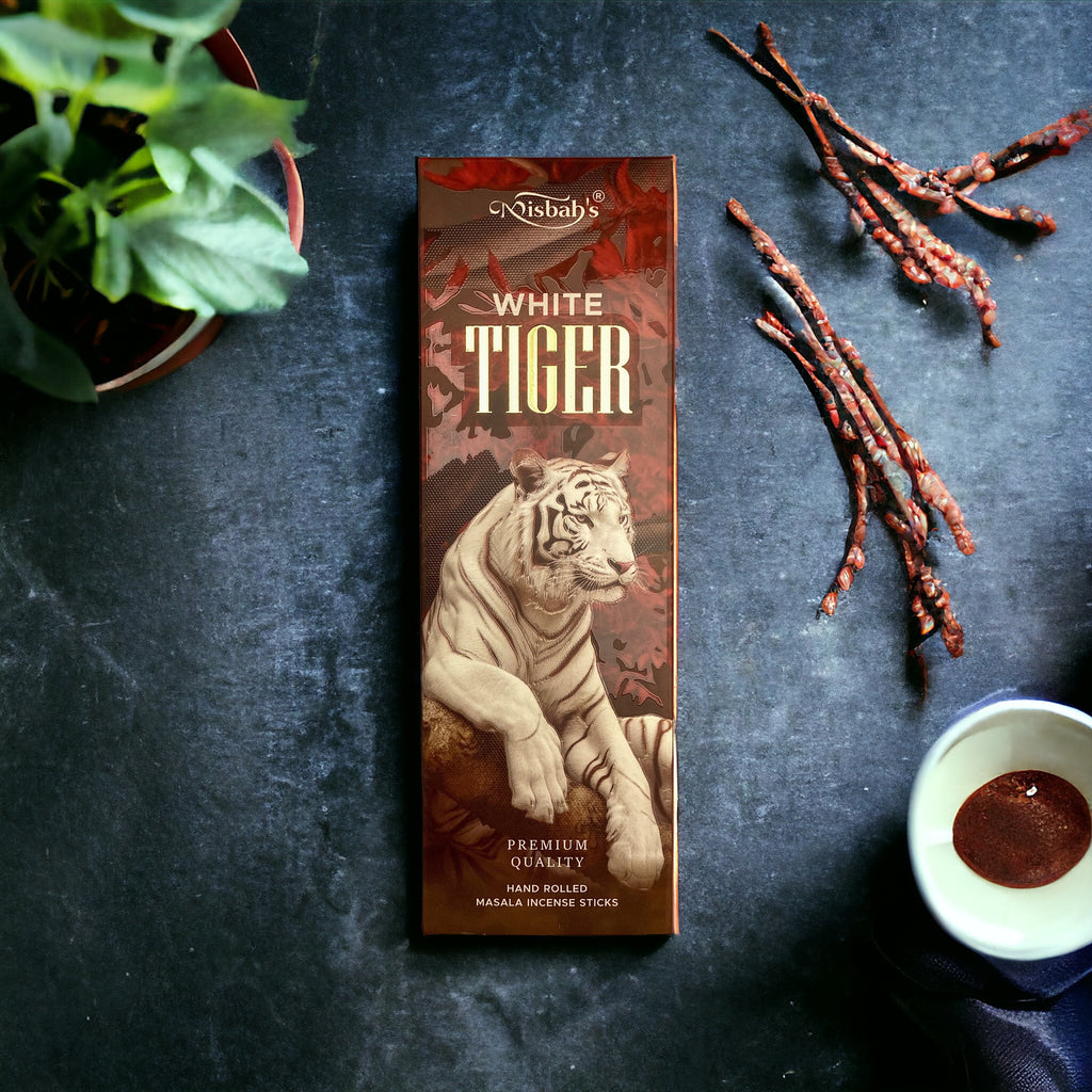 White tiger Luxury incense sticks by Misbah fragrances