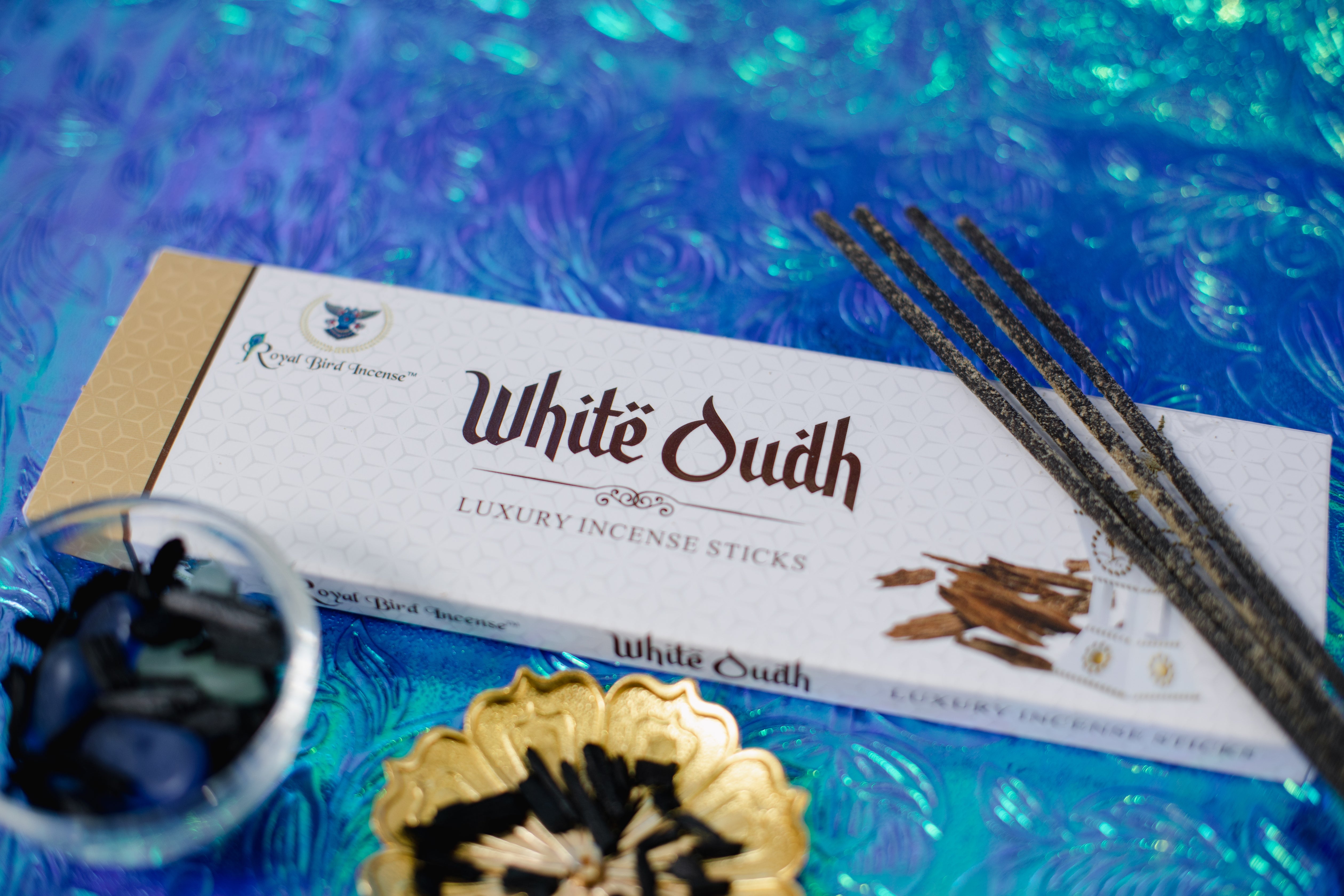 White Oudh Luxury Incense sticks by Royal Bird incense