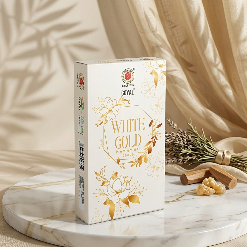 Goyal Agarbatti | White Gold | Premium Wet Dhoop