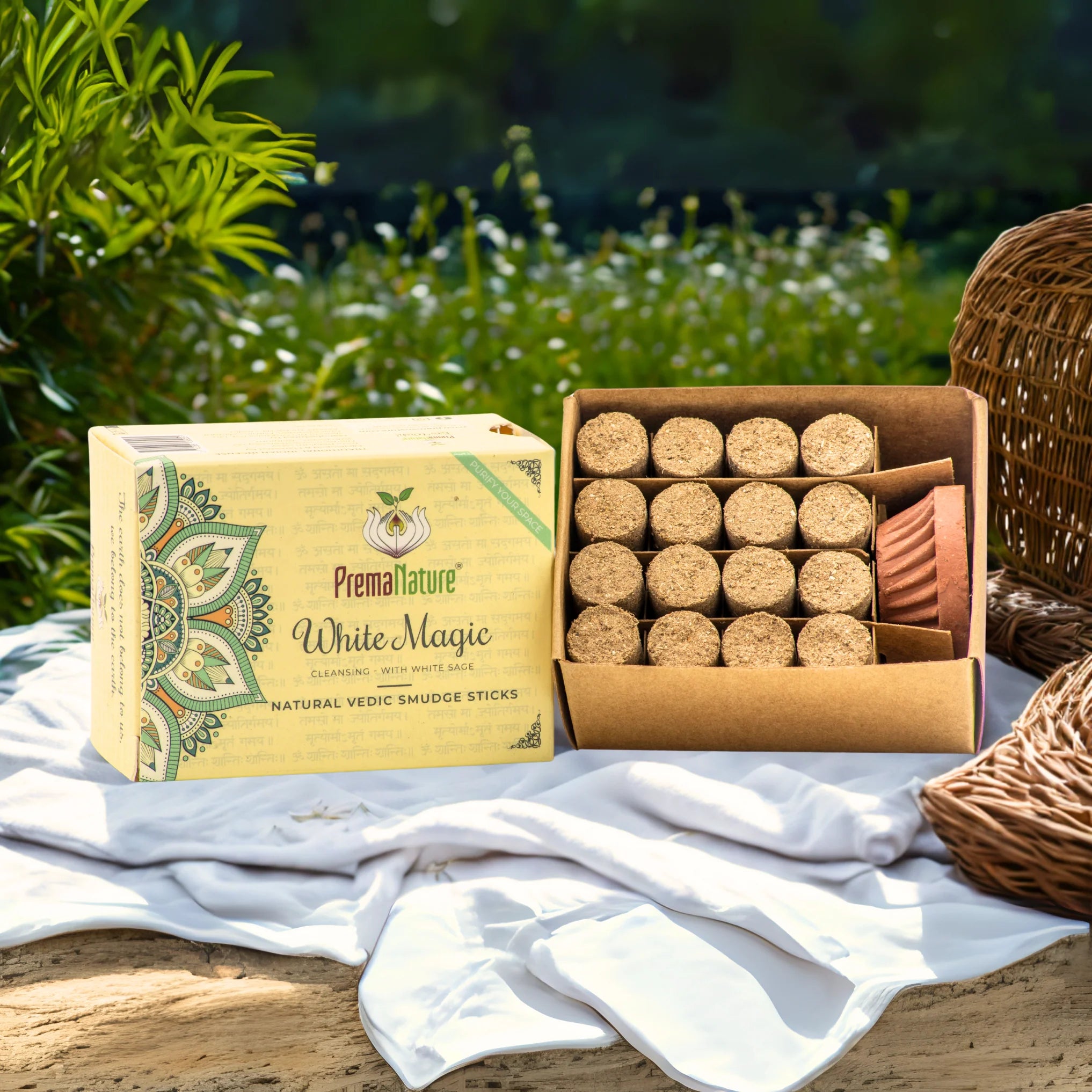 White magic - Dhoop Sticks from PremaNature