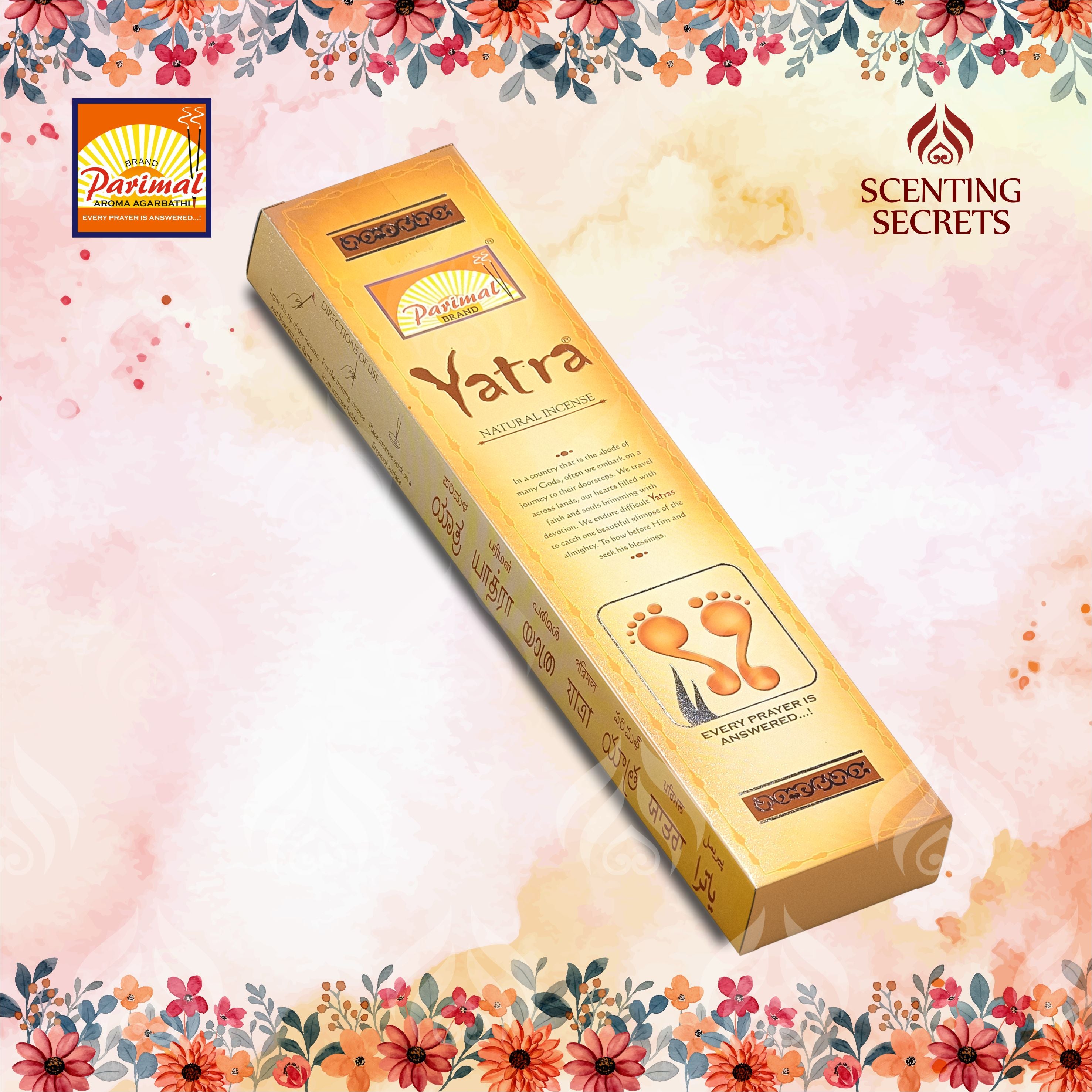 Yatra यात्रा Incense sticks by Parimal mandir