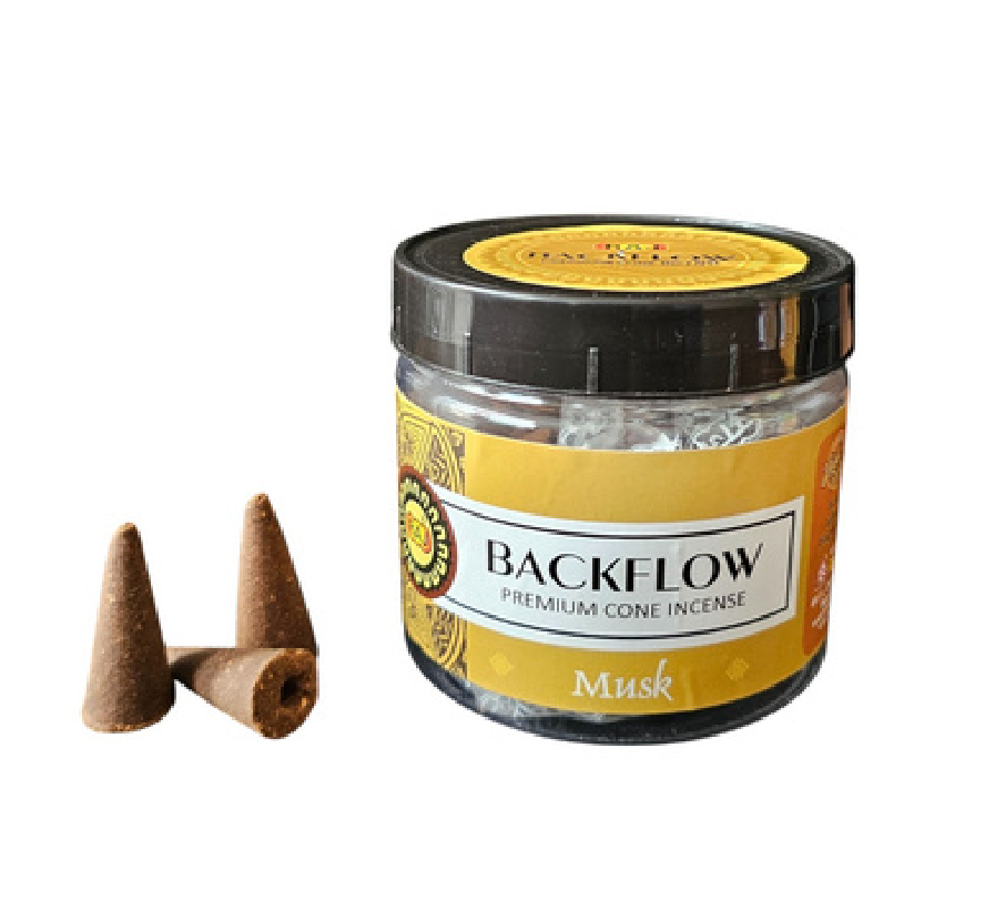 Musk Premium backflow Incense cones by Raj Fragrance