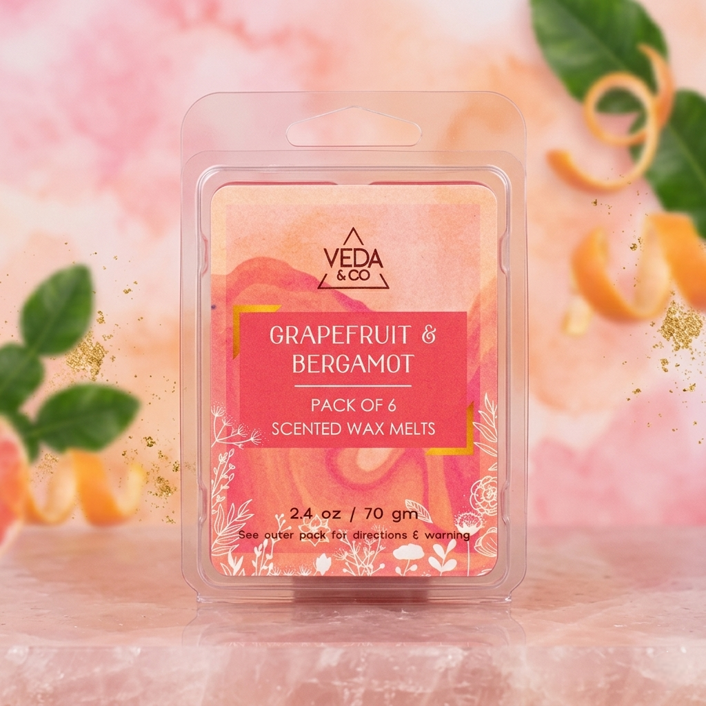 Grapefruit & bergamot - Wax melts set by Veda & Co