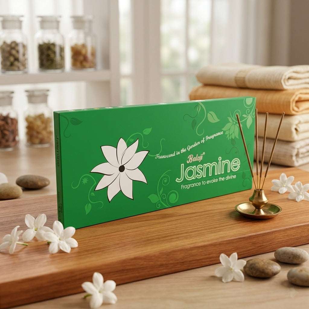 Jasmine - Premium incense sticks by Balaji Agarbatti