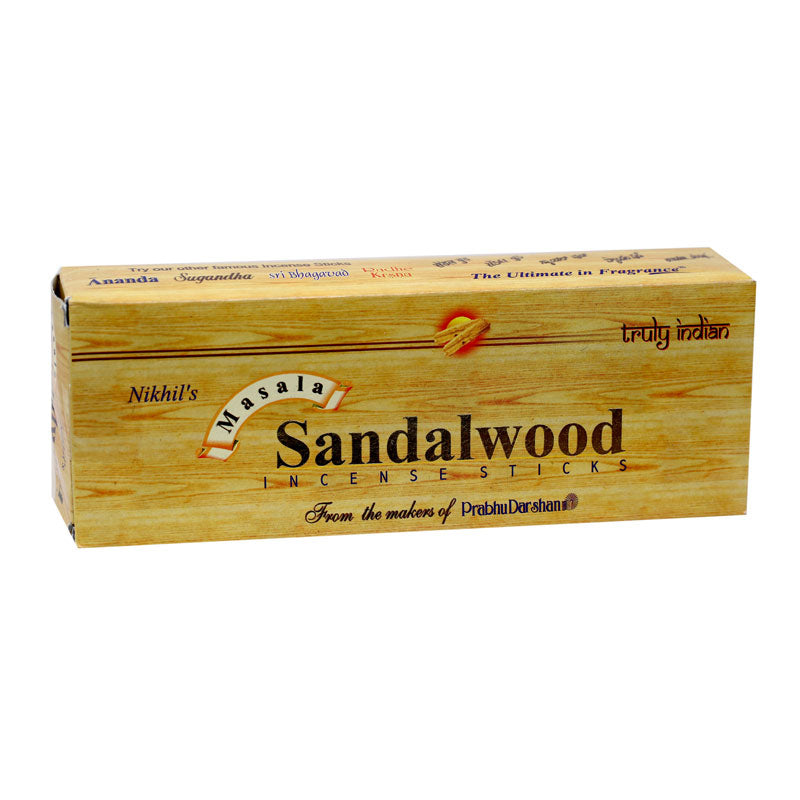 Sandalwood Masala Incense Sticks by Nikhil Agarbatti