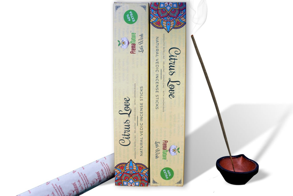 Citrus Love - Incense sticks by PremaNature