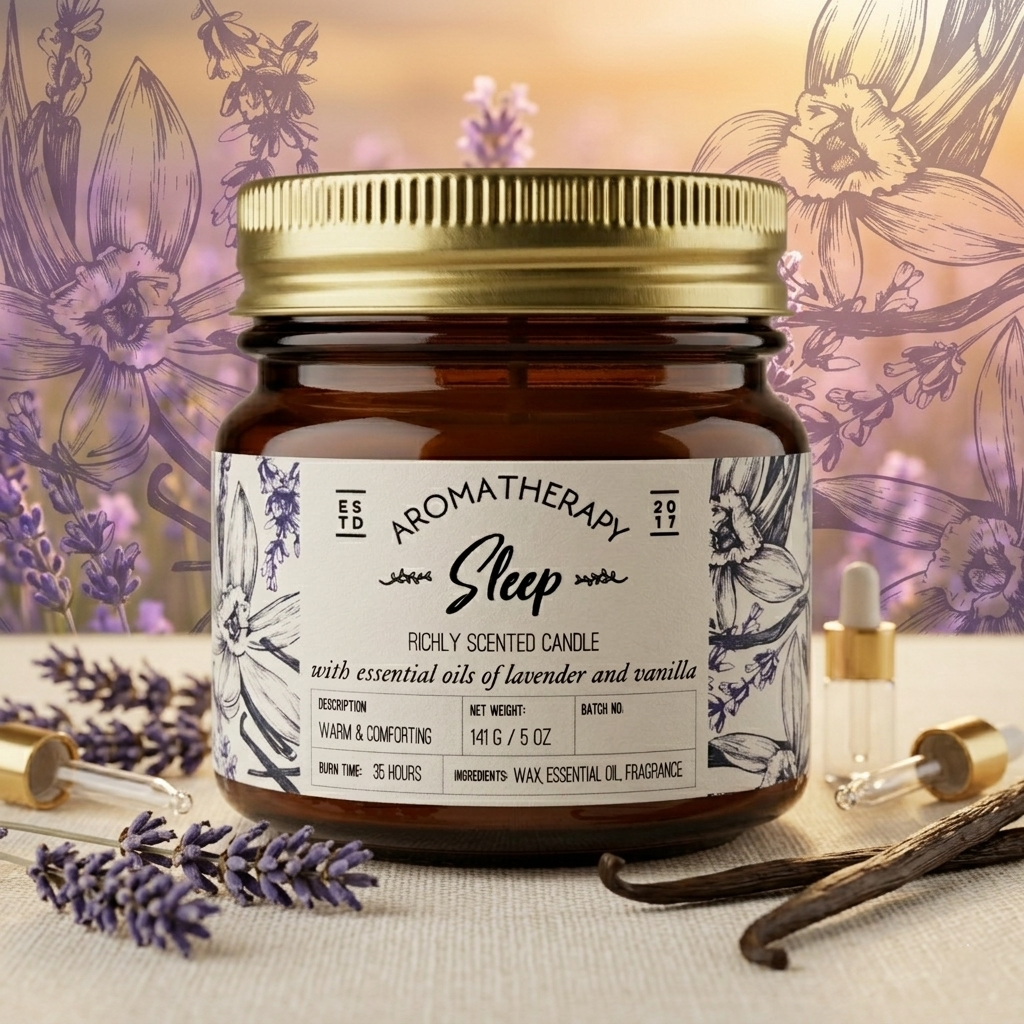 Sleep - Aromatherapy Candle Jars from Veda & Co