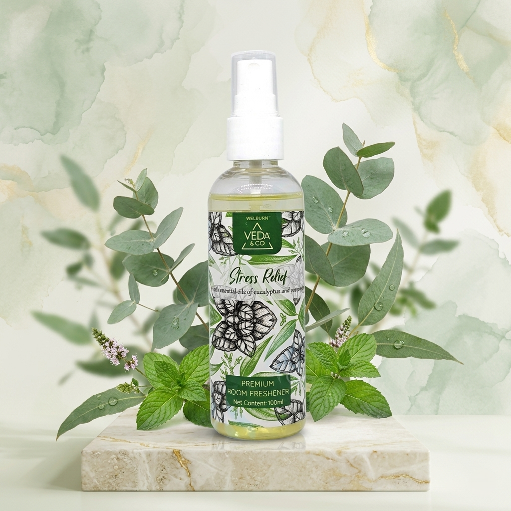 Stress relief Premium room freshener by Veda & Co