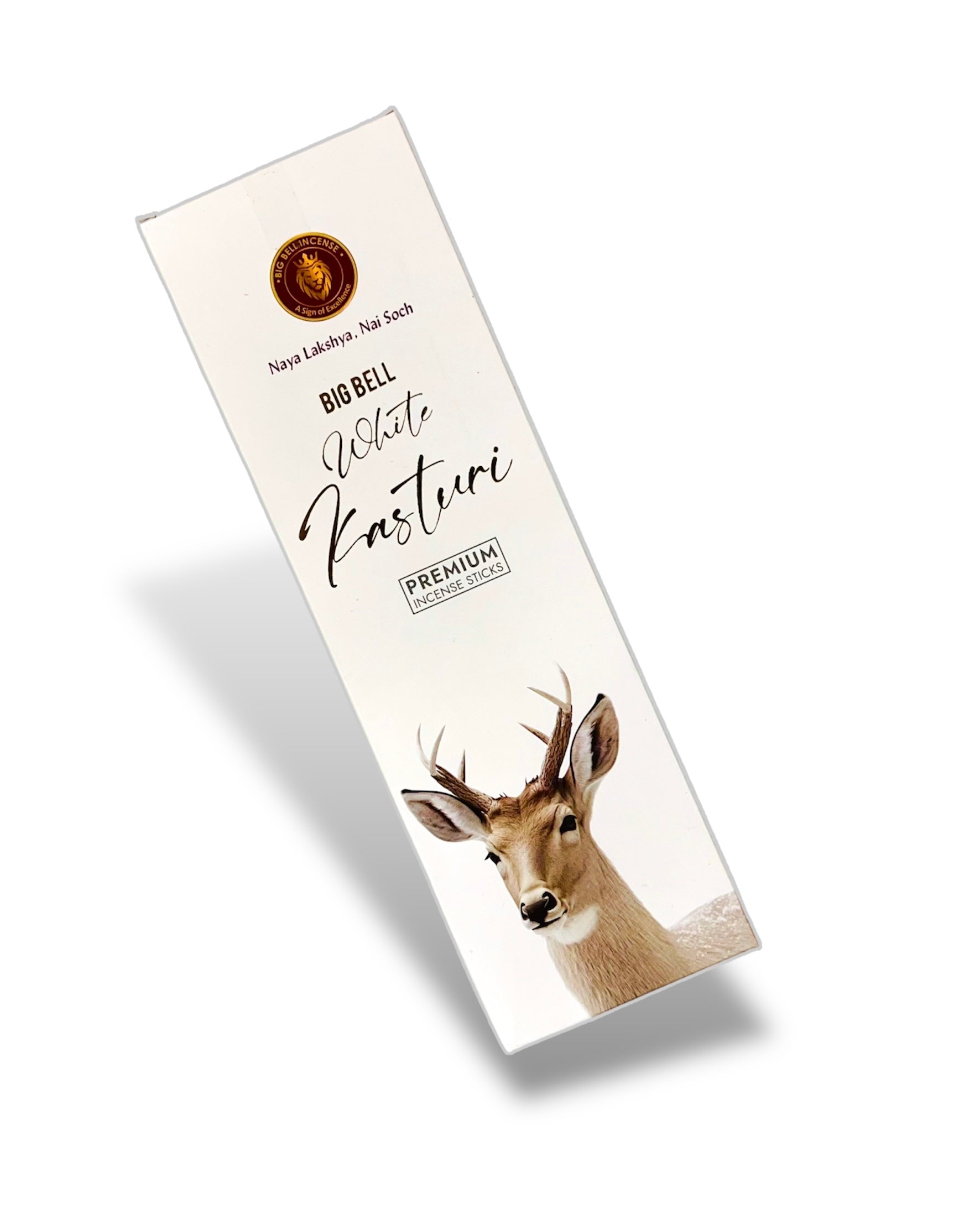 White Kasturi Premium Incense Sticks by Big Bell Incense