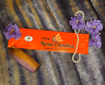 Kesar Chandan - Incense Sticks by Liberty