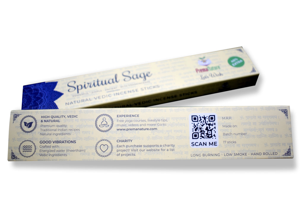 Spiritual Sage - Incense sticks by PremaNature