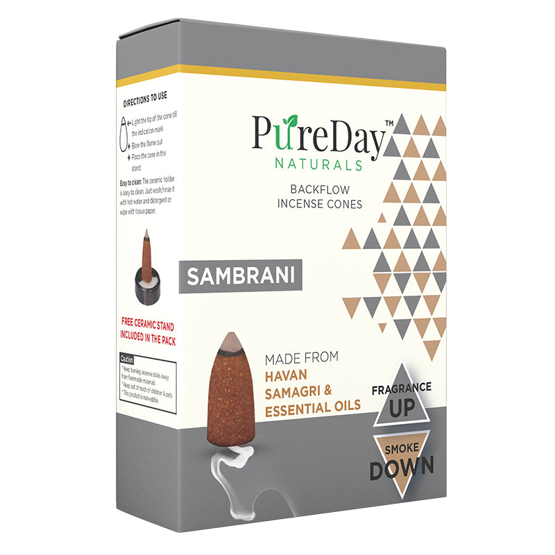 Sambrani - Backflow Incense Cones by PureDay