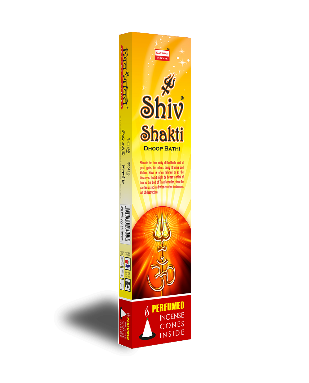 Shiv Shakti -  Incense sticks by Darshan incense